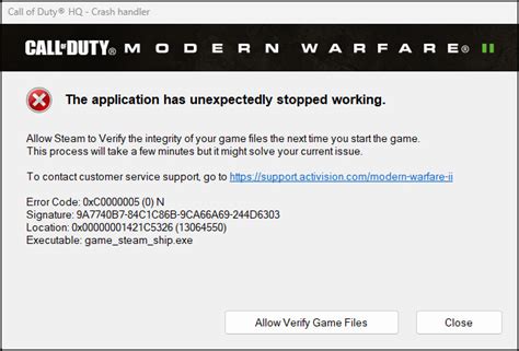 game_ship.exe mw2|Modern Warfare 2: Warzone 2.0 – Fixing game